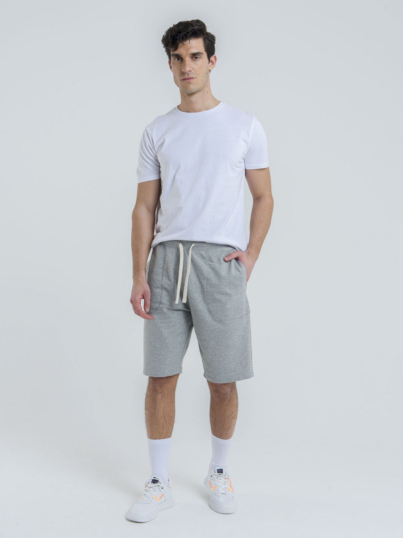 Шорты Piazza Italia модель 87230_grey melange Фото