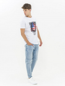 Футболка Piazza Italia модель 07436_white Фото