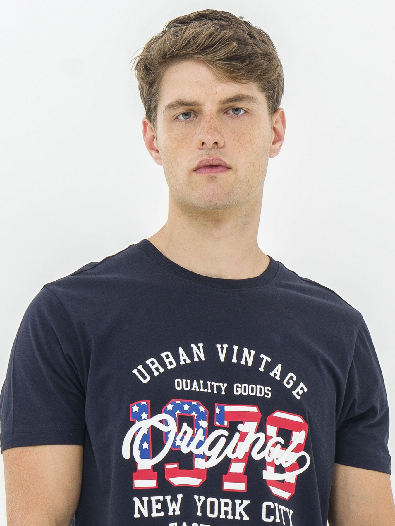 Футболка Piazza Italia модель 07436_blue Фото