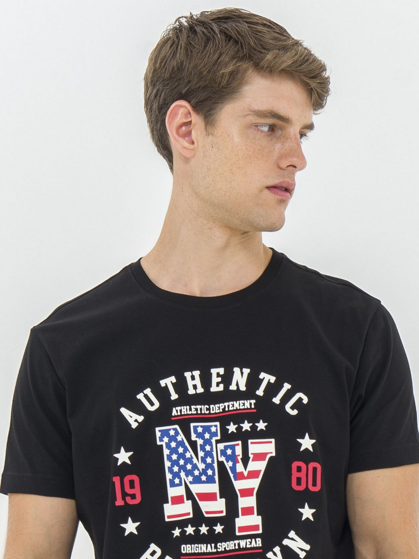 Футболка Piazza Italia модель 07436_black Фото