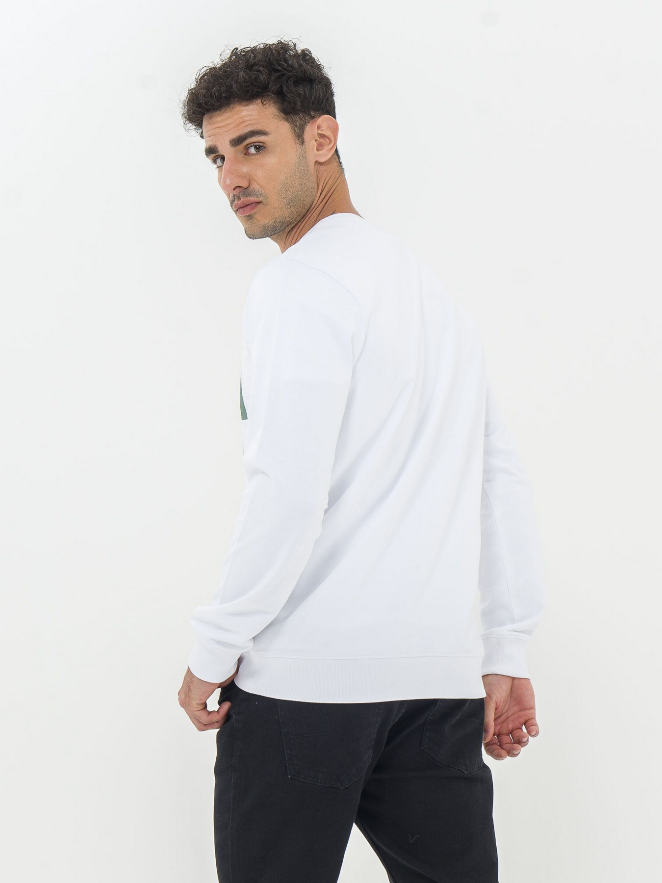 Свитшот Piazza Italia модель 07452_white Фото