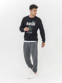 Свитшот Piazza Italia модель 07452_black Фото