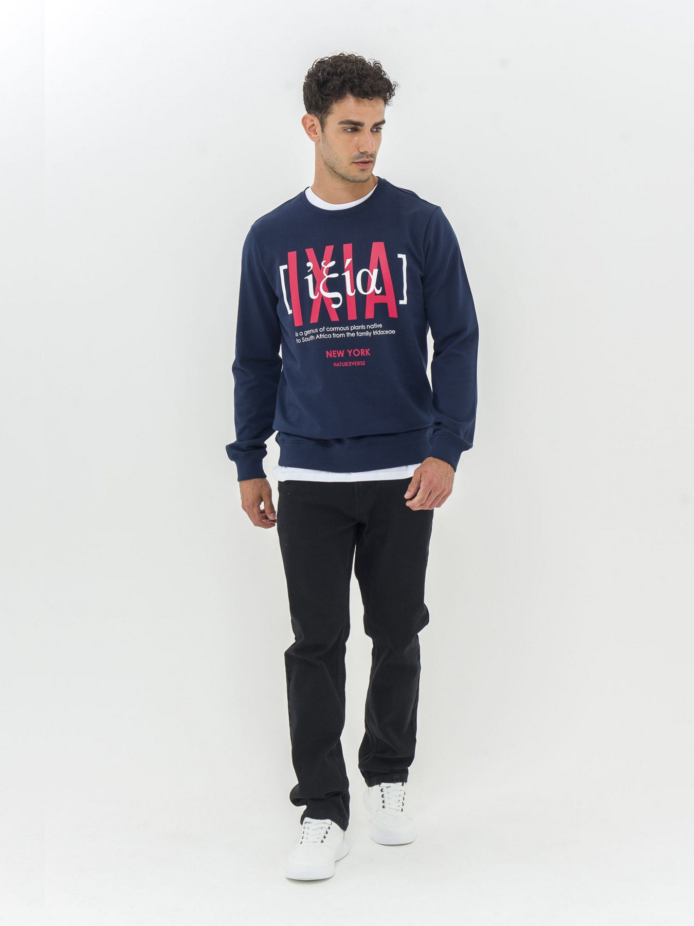 Свитшот Piazza Italia модель 07452_blue Фото