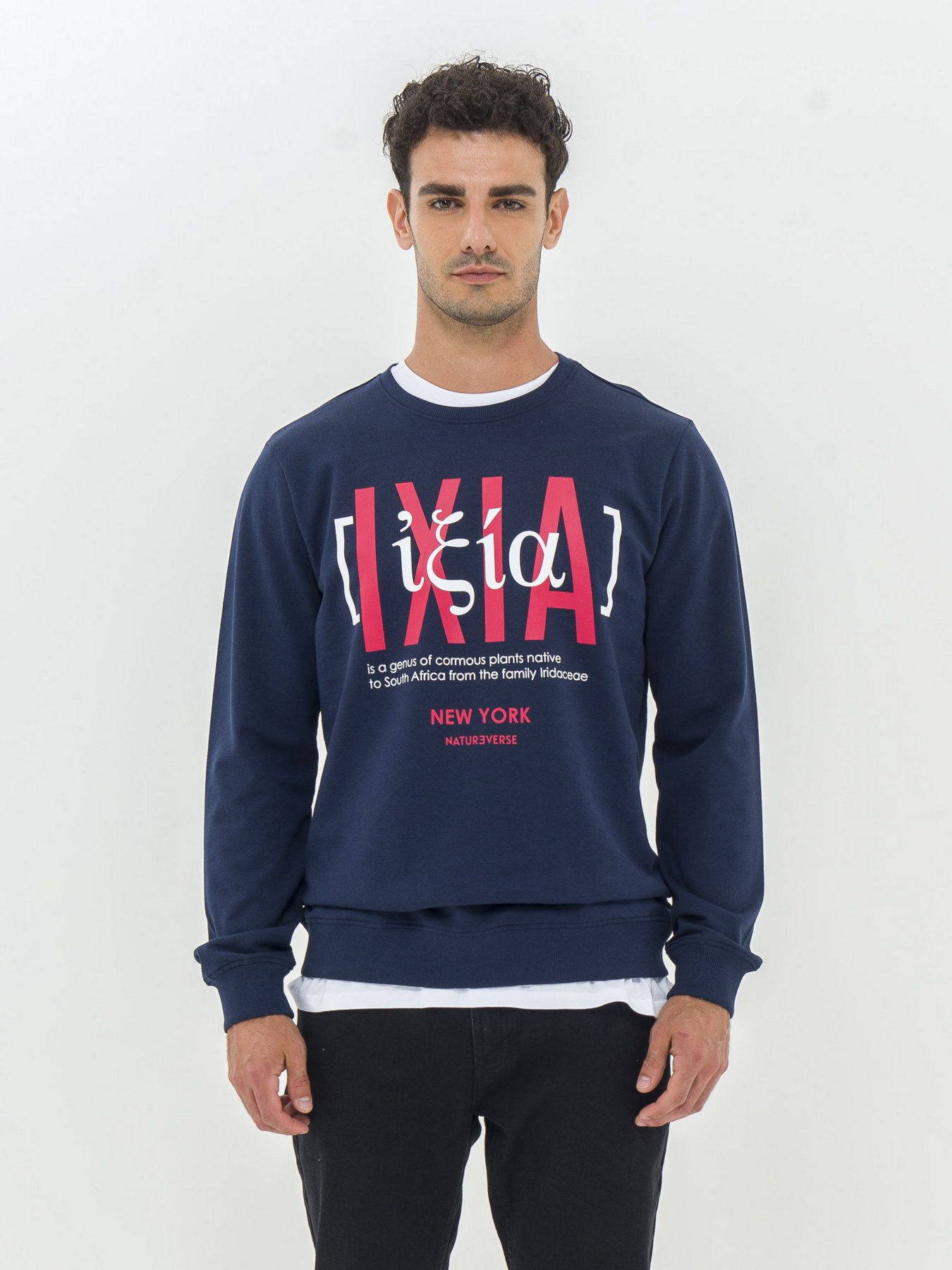 Світшот Piazza Italia модель 07452_blue Фото