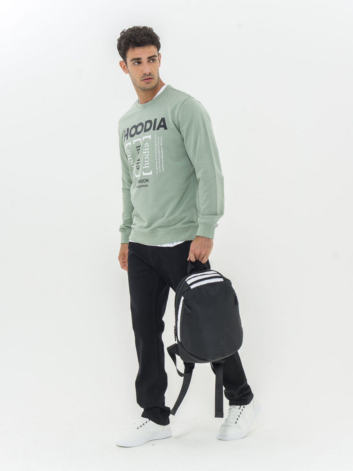 Свитшот Piazza Italia модель 07452_sage Фото