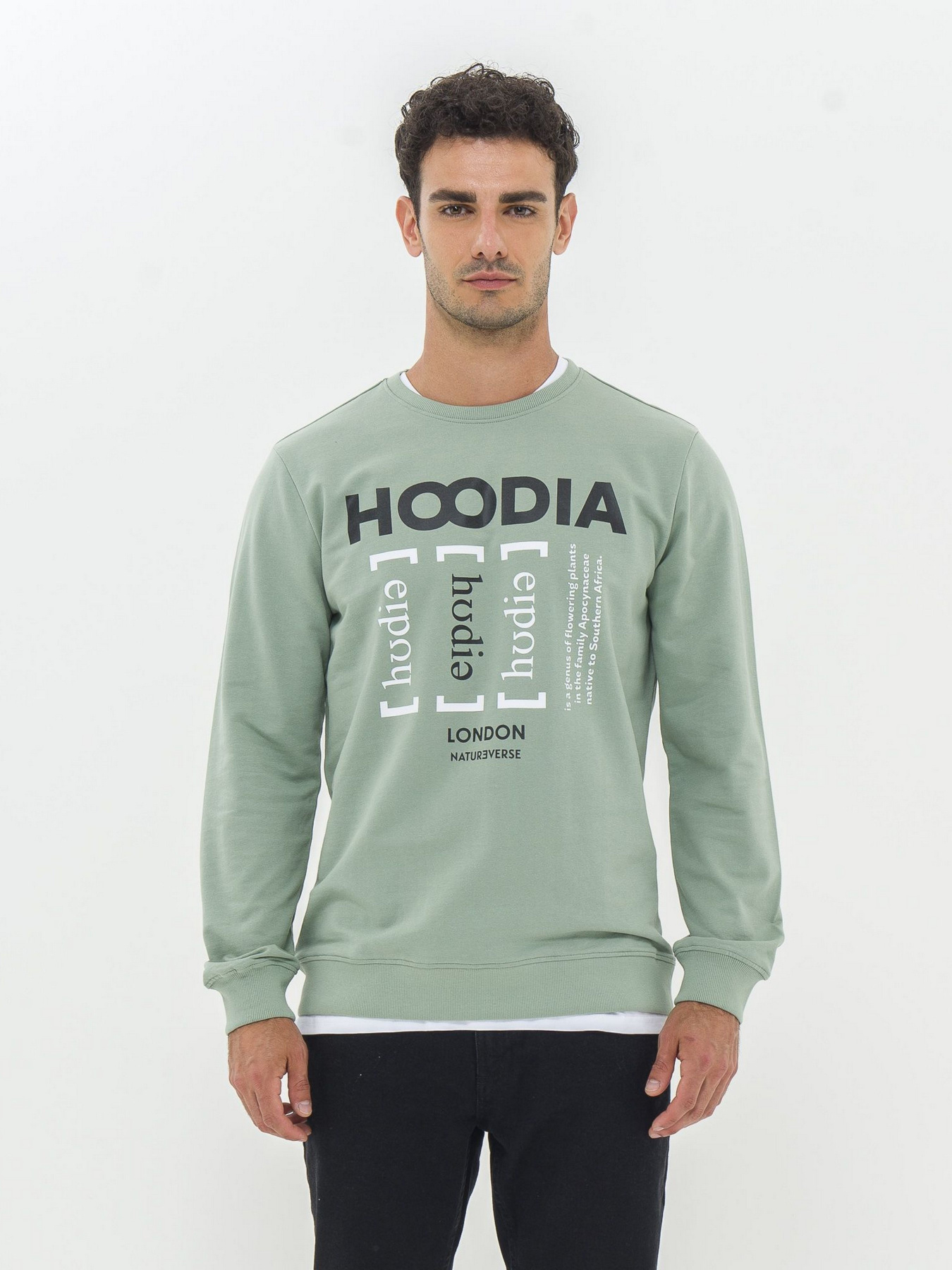 Свитшот Piazza Italia модель 07452_sage Фото