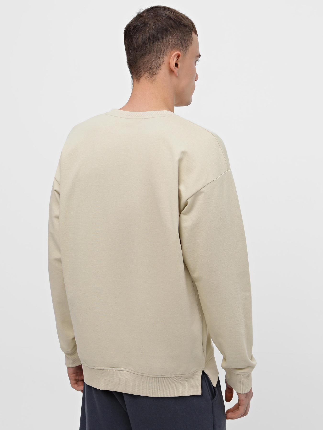 Свитшот Piazza Italia модель 07453_mastic Фото