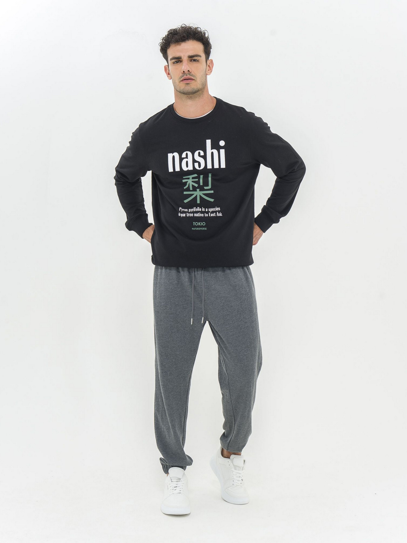 Джоггеры Piazza Italia модель 07456_Antracite melange Фото