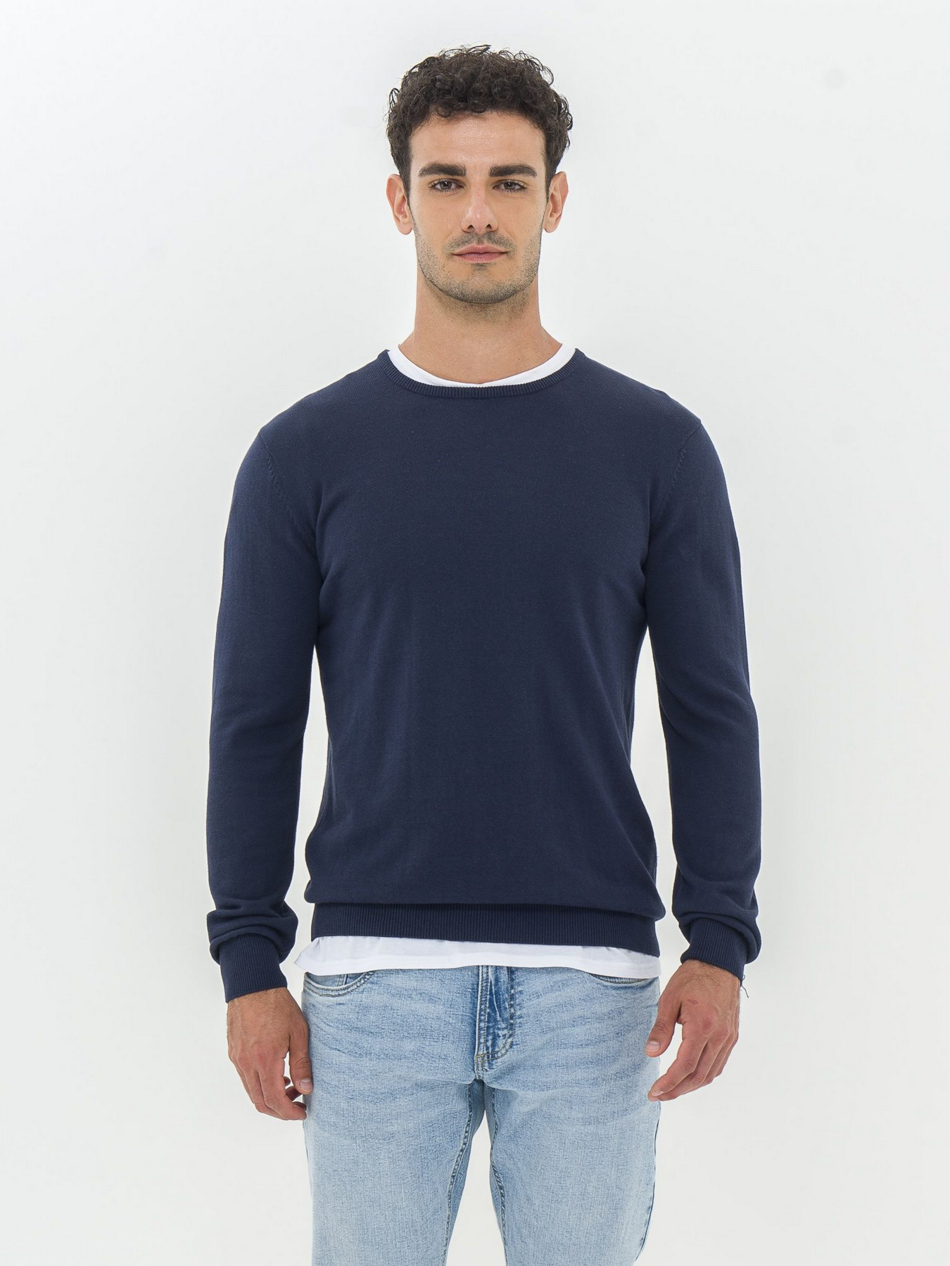 Джемпер Piazza Italia модель 07462_blue Фото