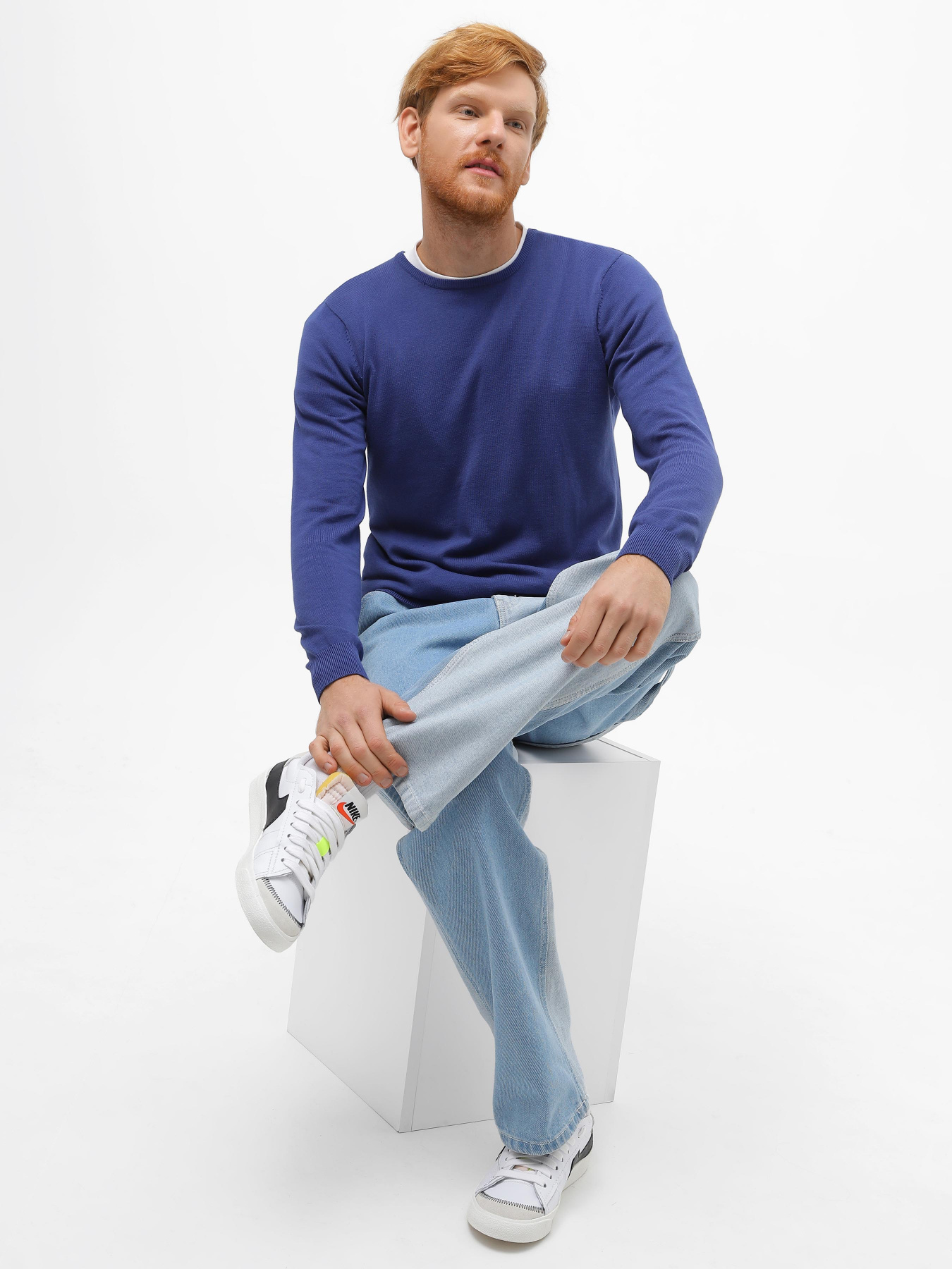 Джемпер Piazza Italia модель 07462_bluette Фото