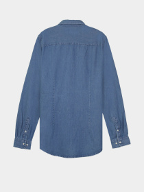 Рубашка Piazza Italia модель 07469_Denim Фото