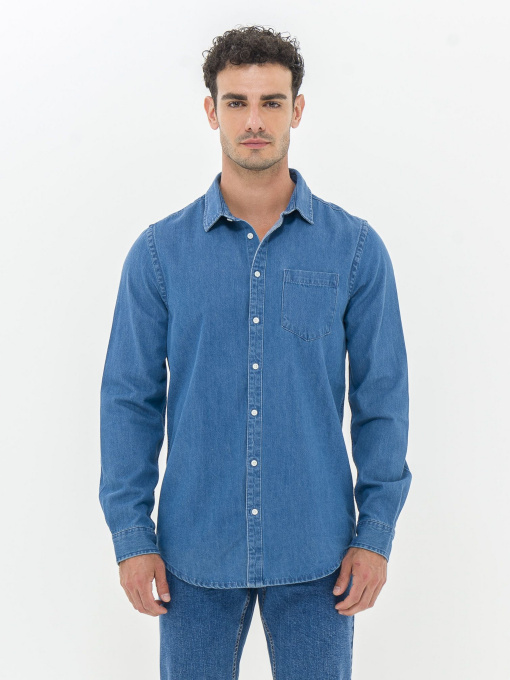 Сорочка Piazza Italia модель 07469_Denim Фото