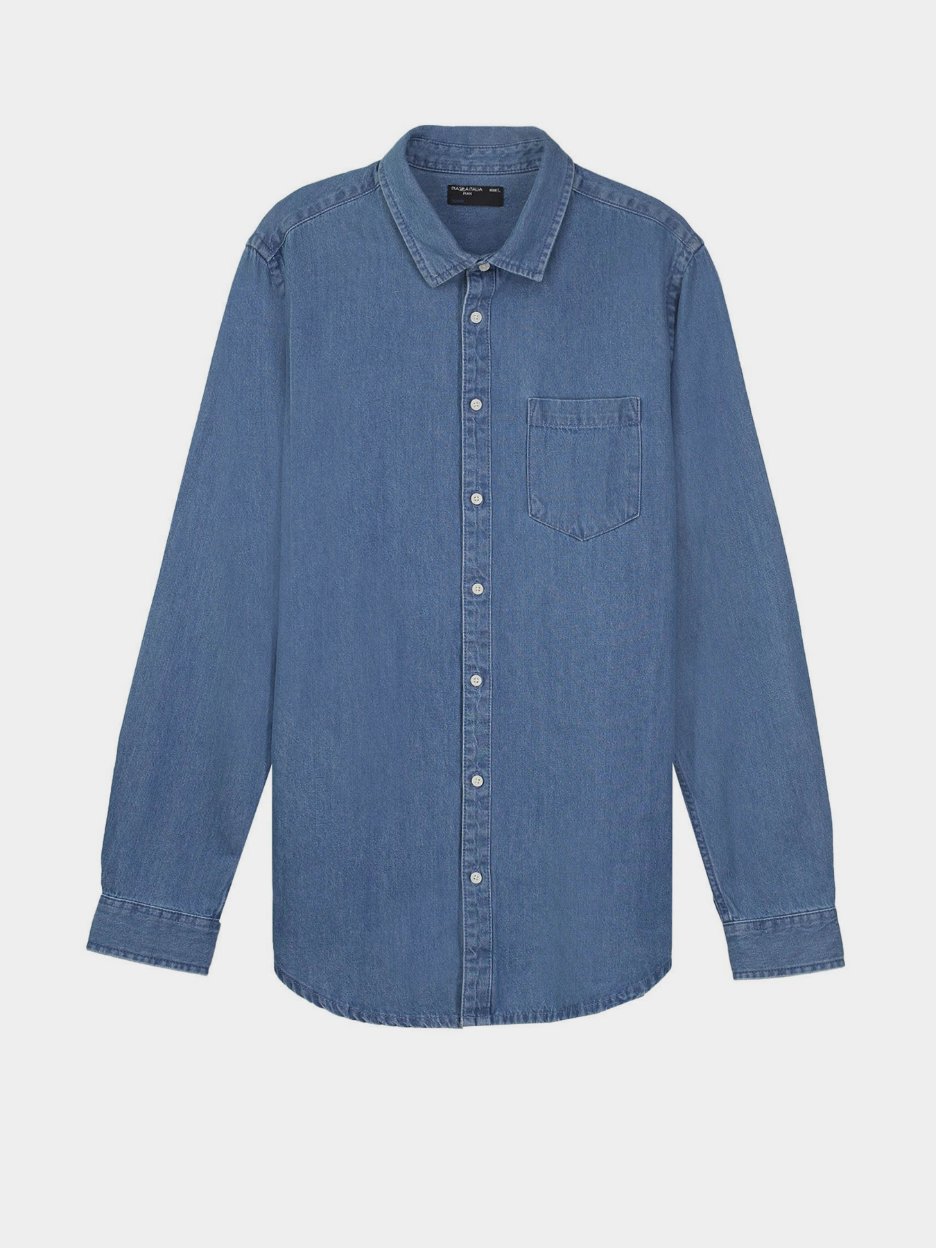 Сорочка повсякденна Piazza Italia модель 07469_Denim Сорочка повсякденна Piazza Italia модель 07469_Denim Фото