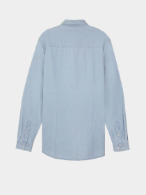 Сорочка повсякденна Piazza Italia модель 07469_dark denim Сорочка повсякденна Piazza Italia модель 07469_dark denim Фото