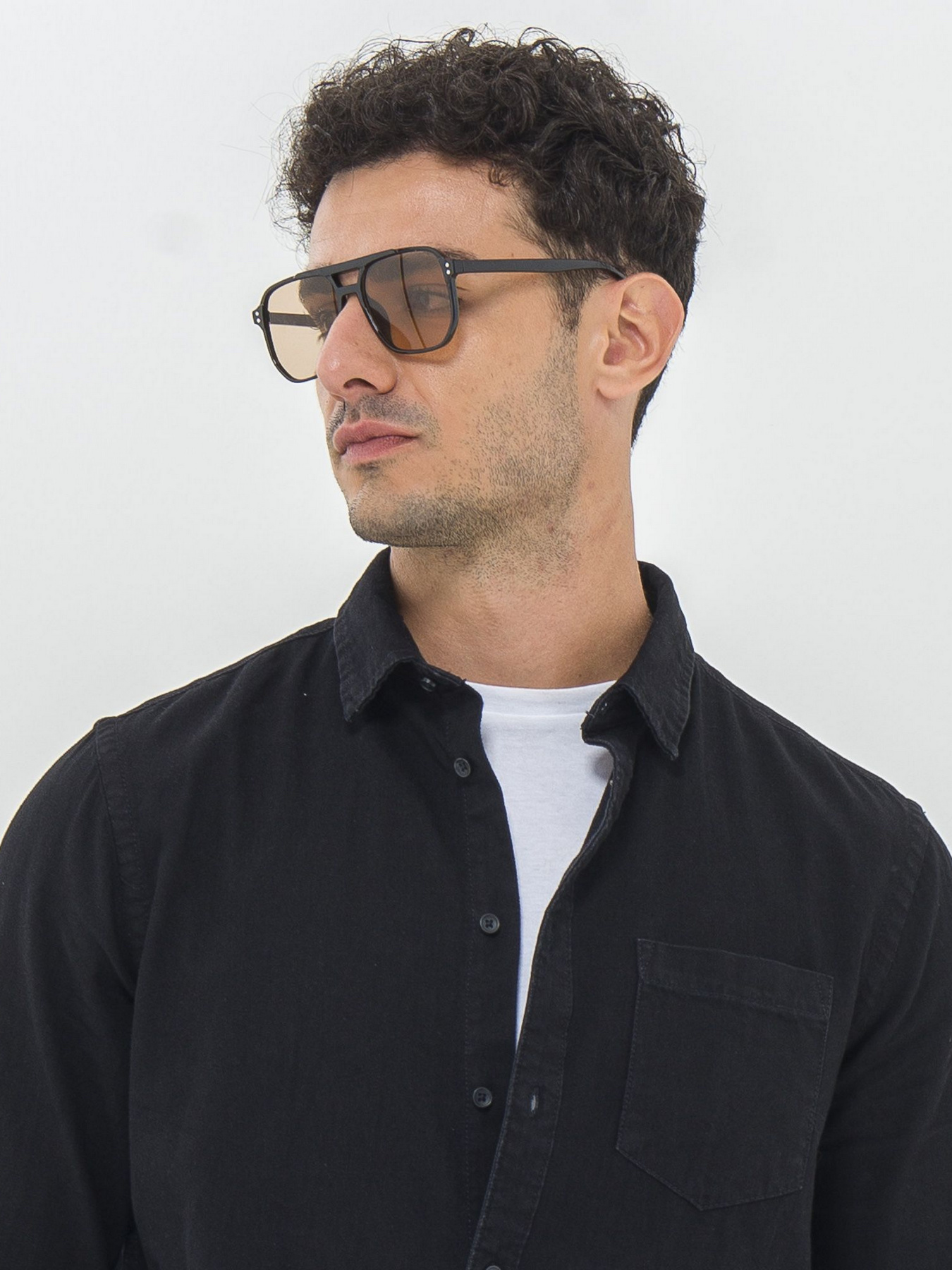 Рубашка Piazza Italia модель 07469_black Фото