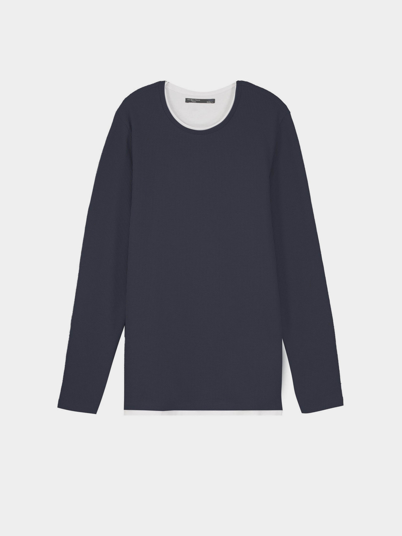 Лонгслив Piazza Italia модель 07472_blue Фото