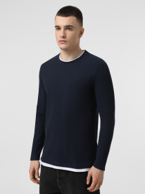 Лонгслив Piazza Italia модель 07472_blue Фото