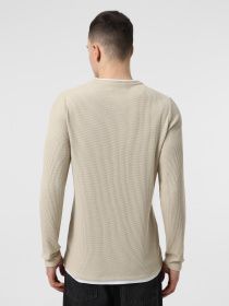 Лонгслив Piazza Italia модель 07472_mastic Фото