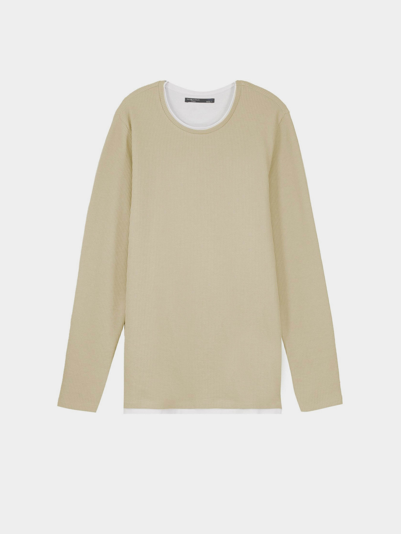 Лонгслів Piazza Italia модель 07472_mastic Фото