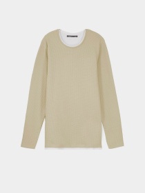 Лонгслів Piazza Italia модель 07472_mastic Фото