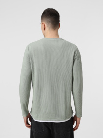 Лонгслив Piazza Italia модель 07472_sage Фото