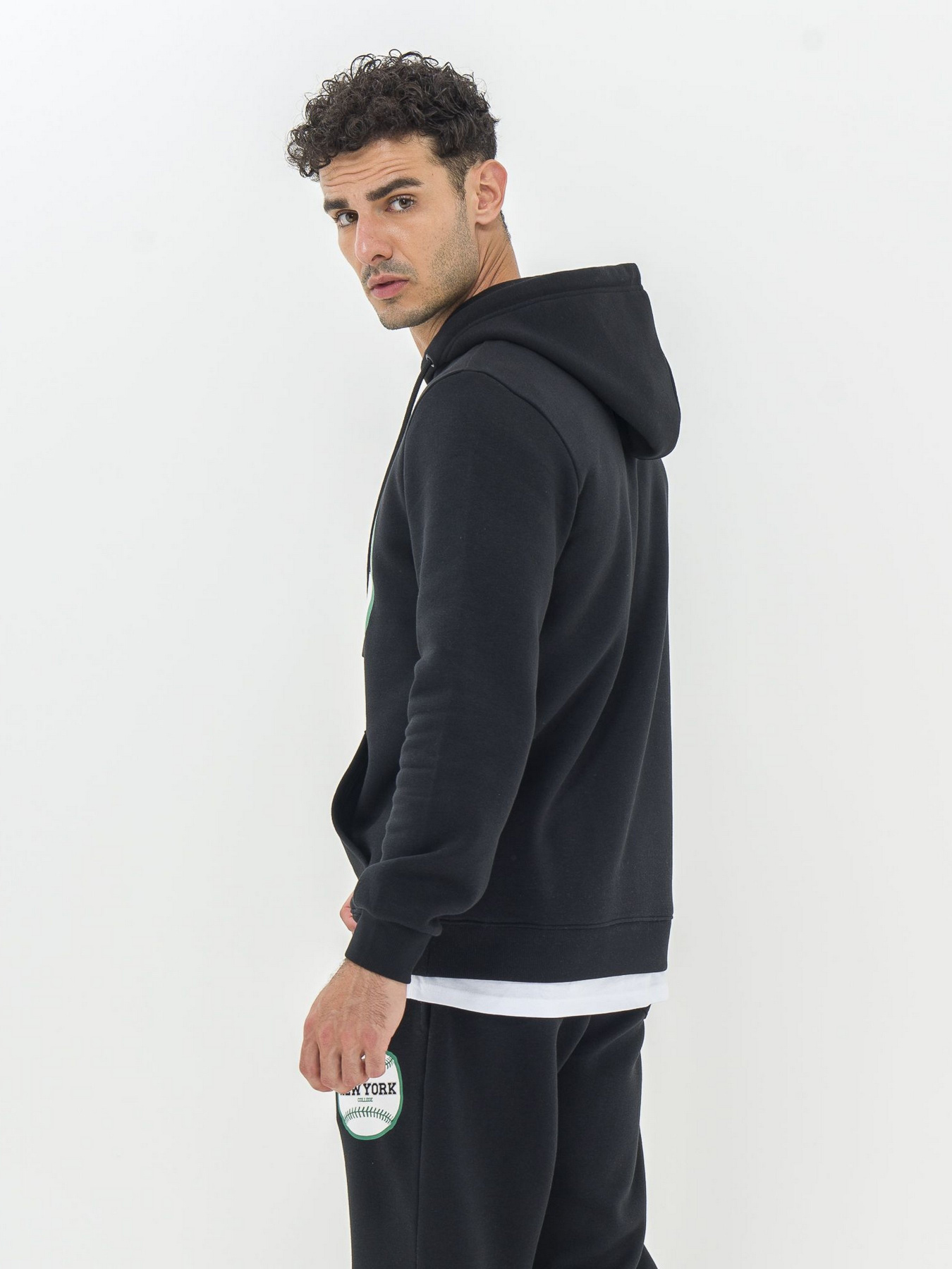 Худи Piazza Italia модель 07517_black Фото