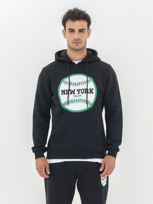 Худи Piazza Italia модель 07517_black Фото