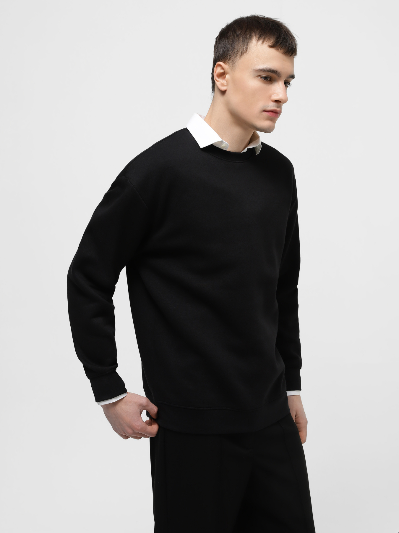 Свитшот Piazza Italia модель 07520_black Фото