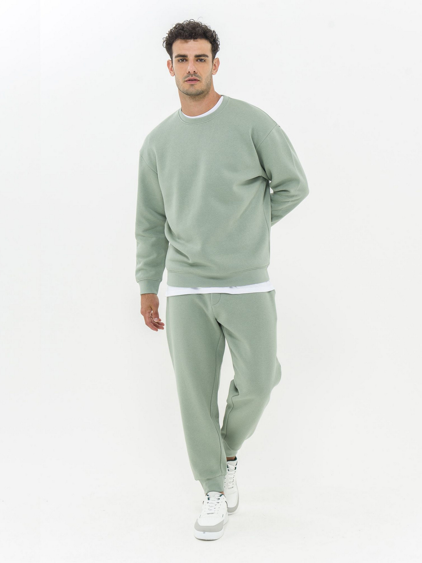 Свитшот Piazza Italia модель 07520_sage Фото