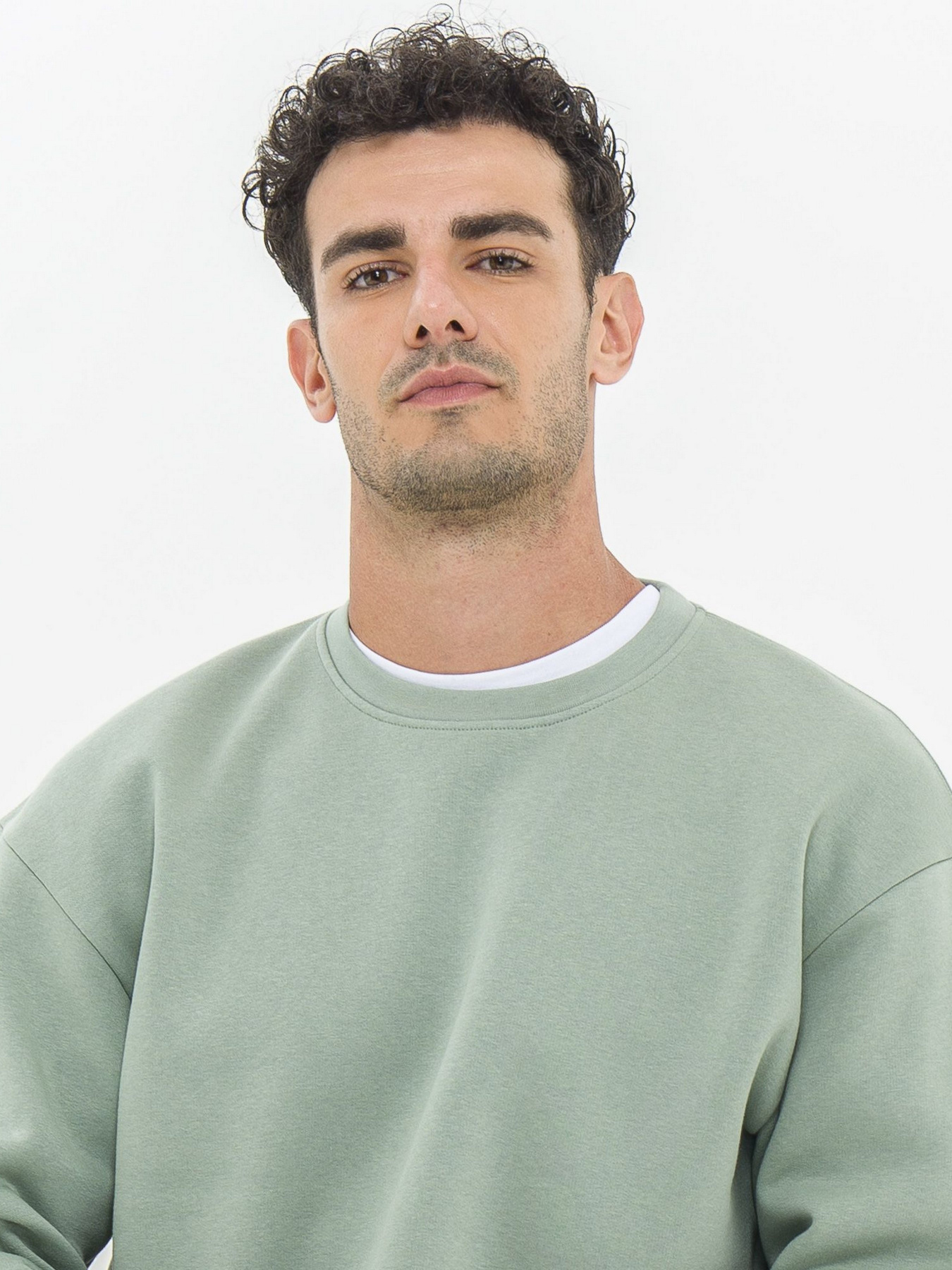 Свитшот Piazza Italia модель 07520_sage Фото