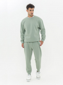 Джоггеры Piazza Italia модель 07521_sage Фото