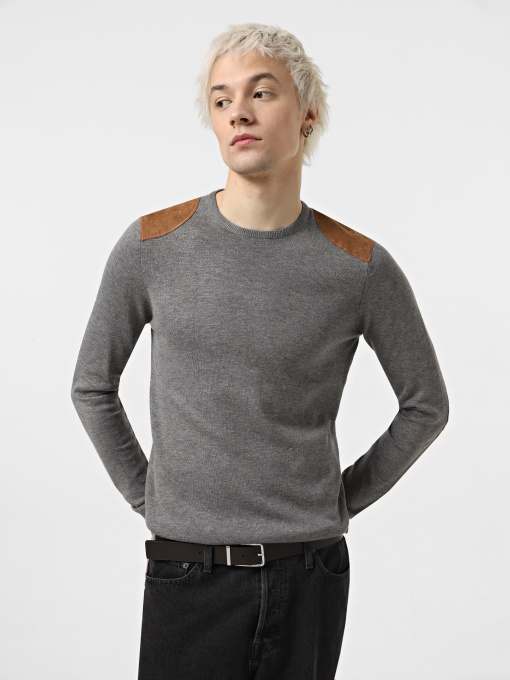 Джемпер Piazza Italia Модель 07535_Antracite melange Фото