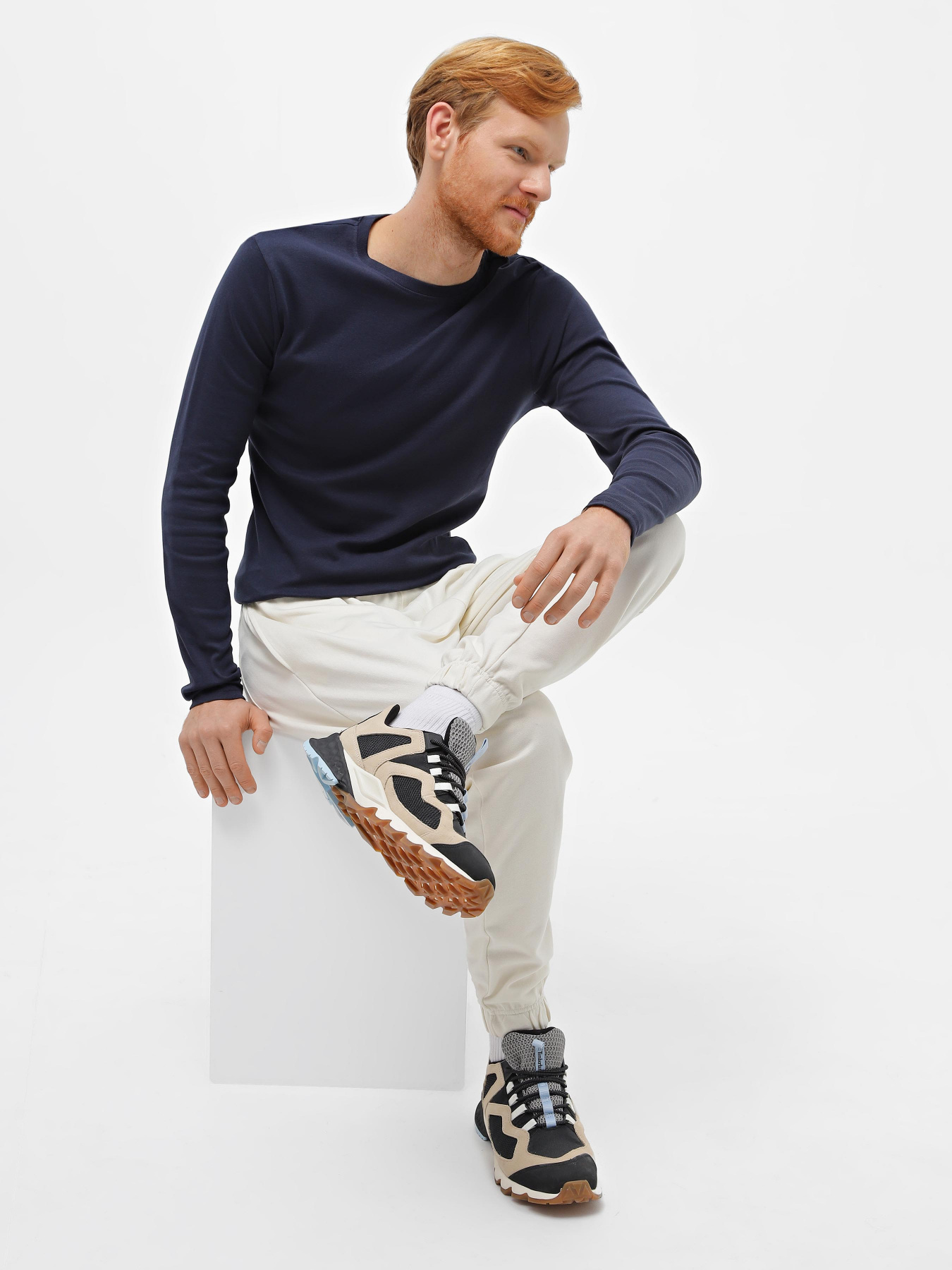 Лонгслив Piazza Italia модель 07540_blue Фото