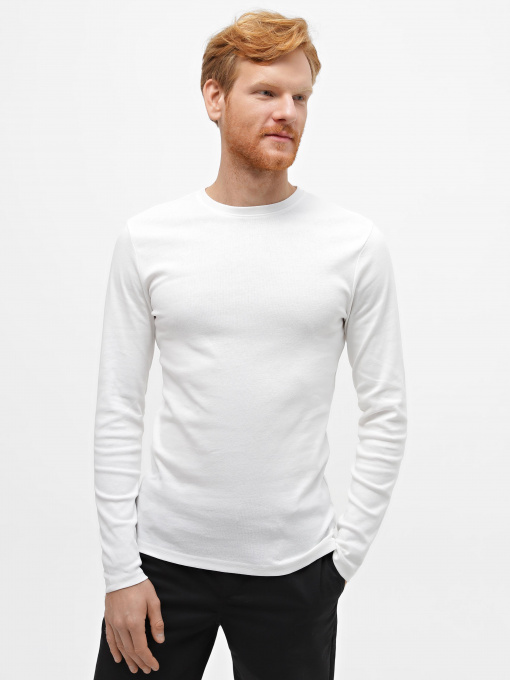 Лонгслів Piazza Italia модель 07540_white Фото