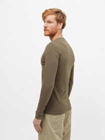 Лонгслив Piazza Italia модель 07540_army Фото