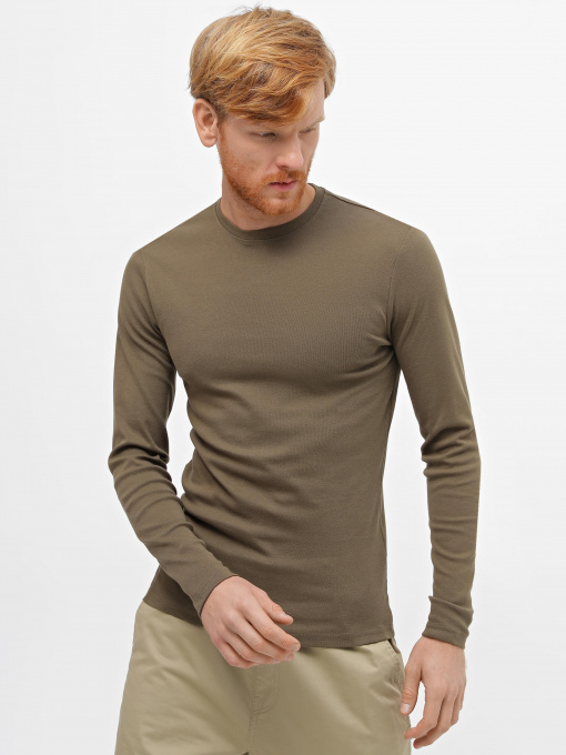 Лонгслів Piazza Italia модель 07540_army Фото