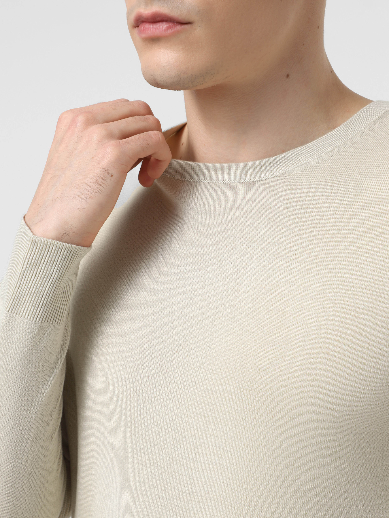 Джемпер Piazza Italia модель 07561_mastic Джемпер Piazza Italia модель 07561_mastic Фото