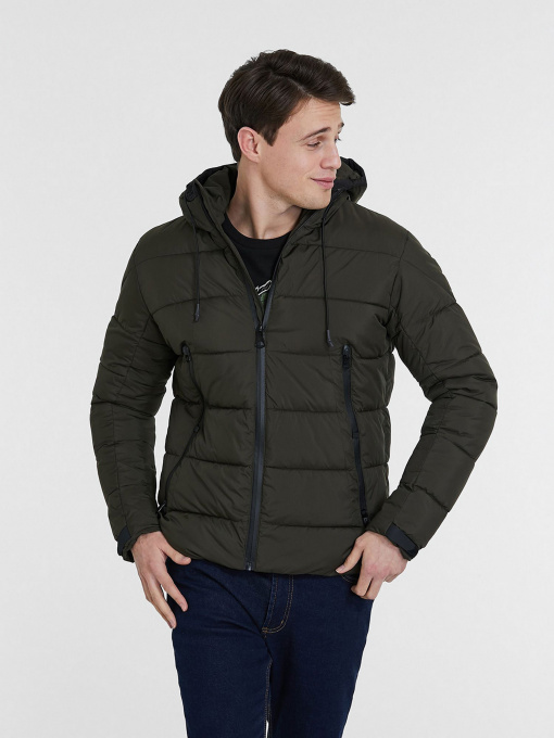 Демисезонная куртка Piazza Italia модель 38853_army Фото