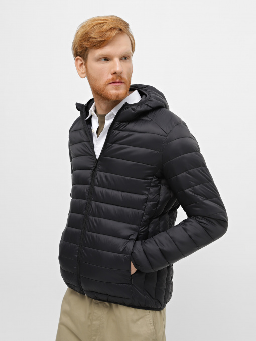 Демисезонная куртка Piazza Italia модель 07562_black Фото