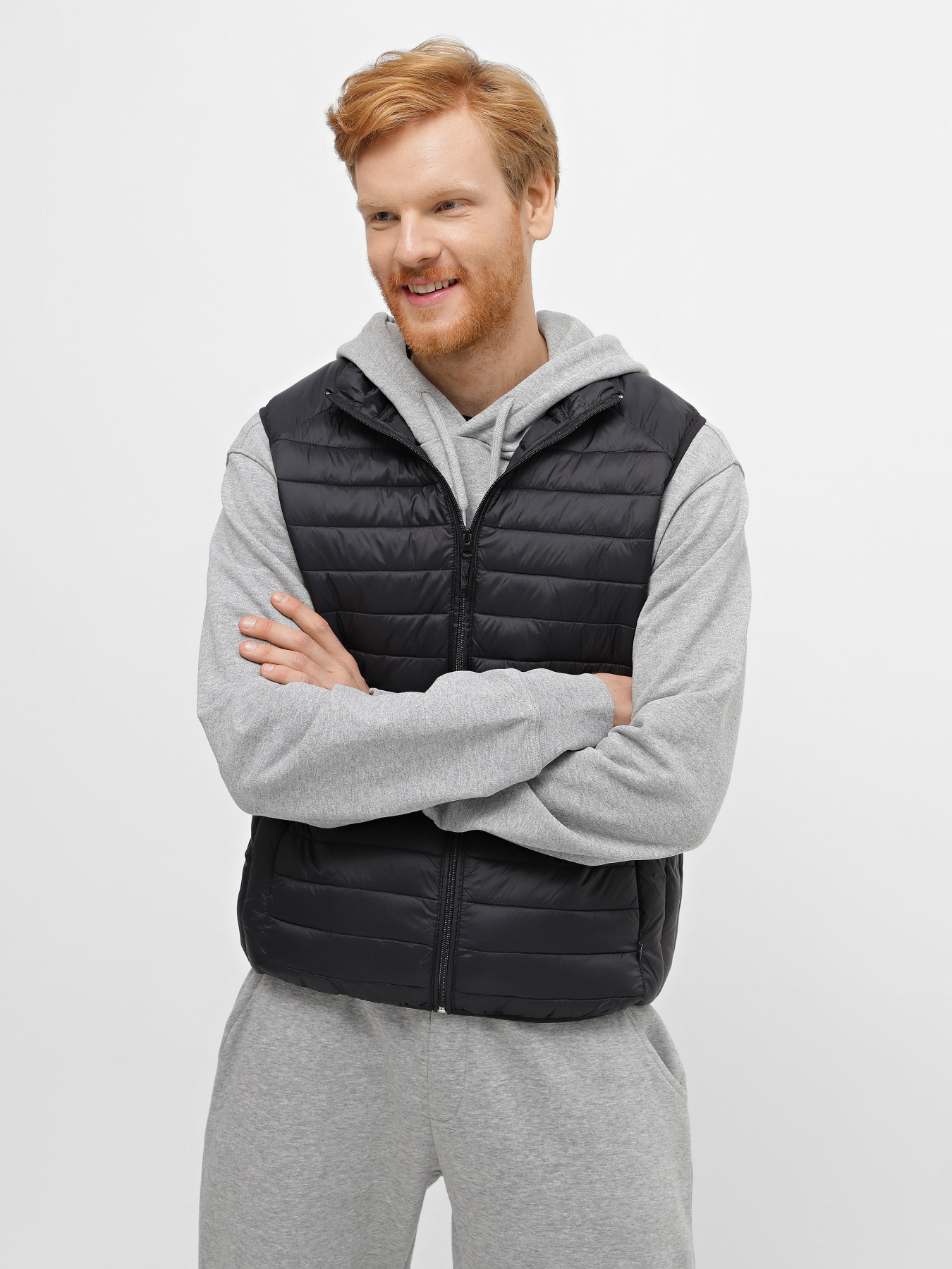 Утепленный жилет Piazza Italia модель 07563_black Утепленный жилет Piazza Italia модель 07563_black Фото