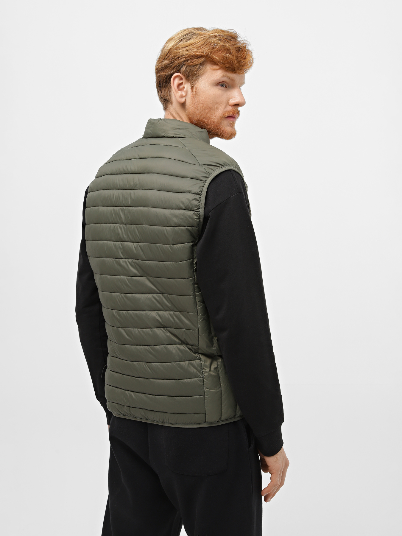 Утеплений жилет Piazza Italia модель 07563_army Фото