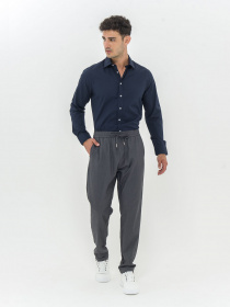 Брюки повседневные Piazza Italia модель 07718_Antracite melange Фото