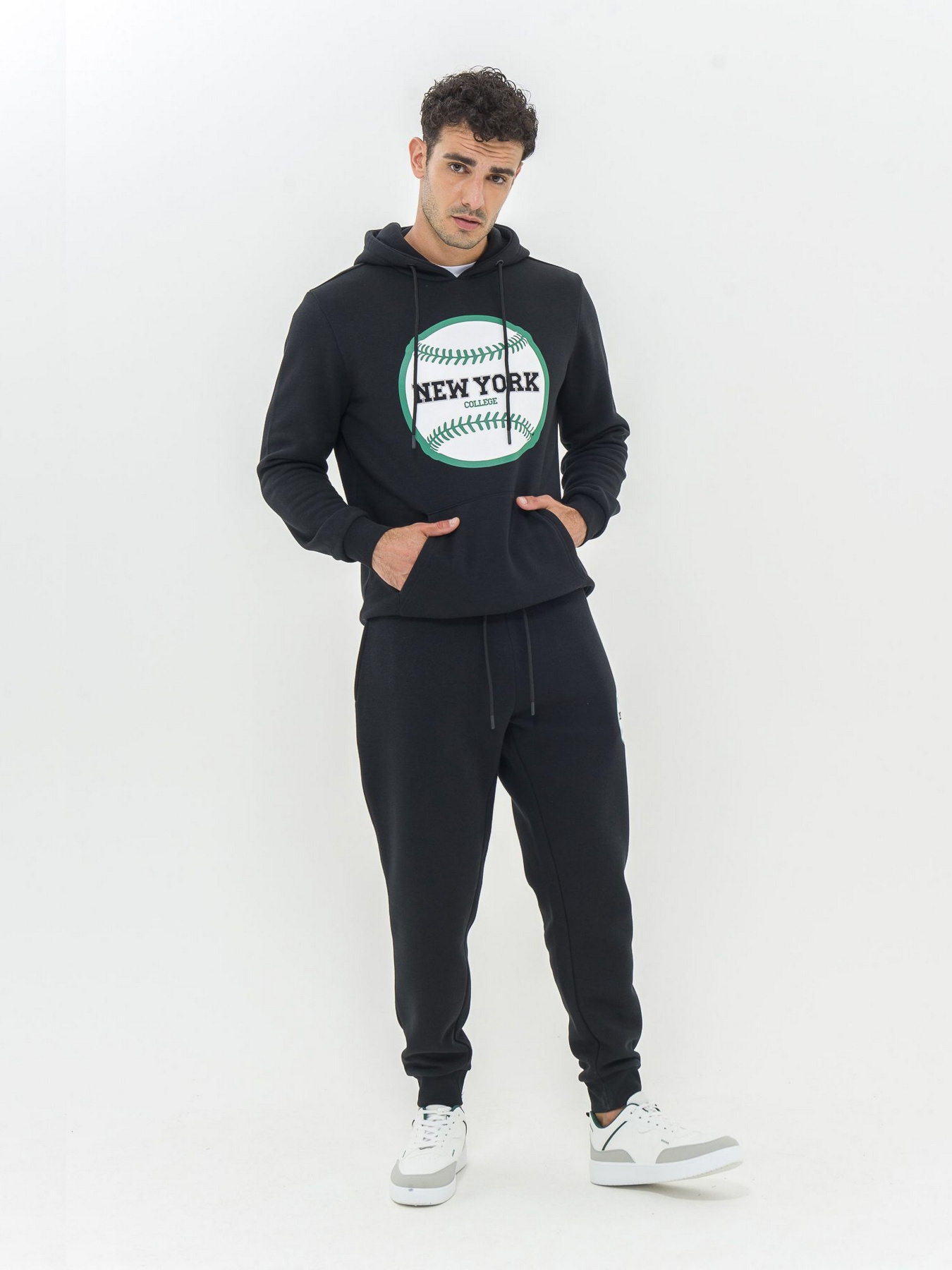 Джоггеры Piazza Italia модель 09191_black Фото