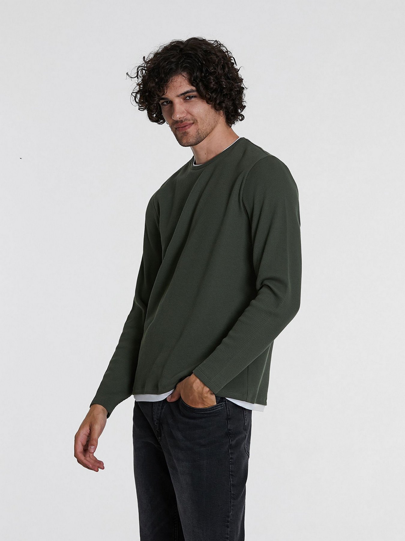 Джемпер Piazza Italia модель 69266_green Фото