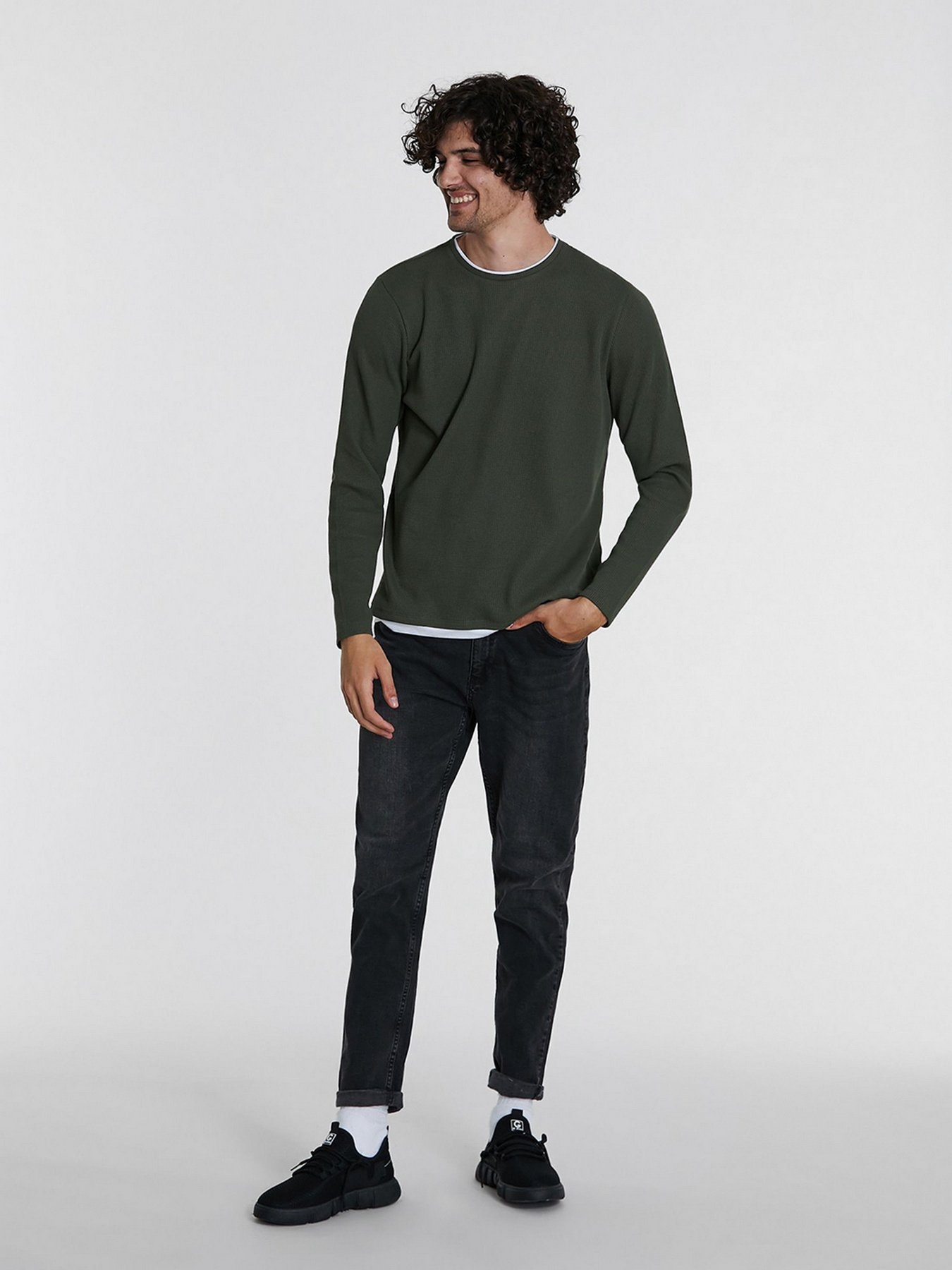 Джемпер Piazza Italia модель 69266_green Фото