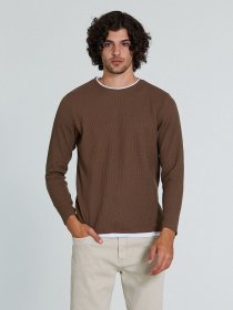 Джемпер Piazza Italia модель 69266_mud Фото