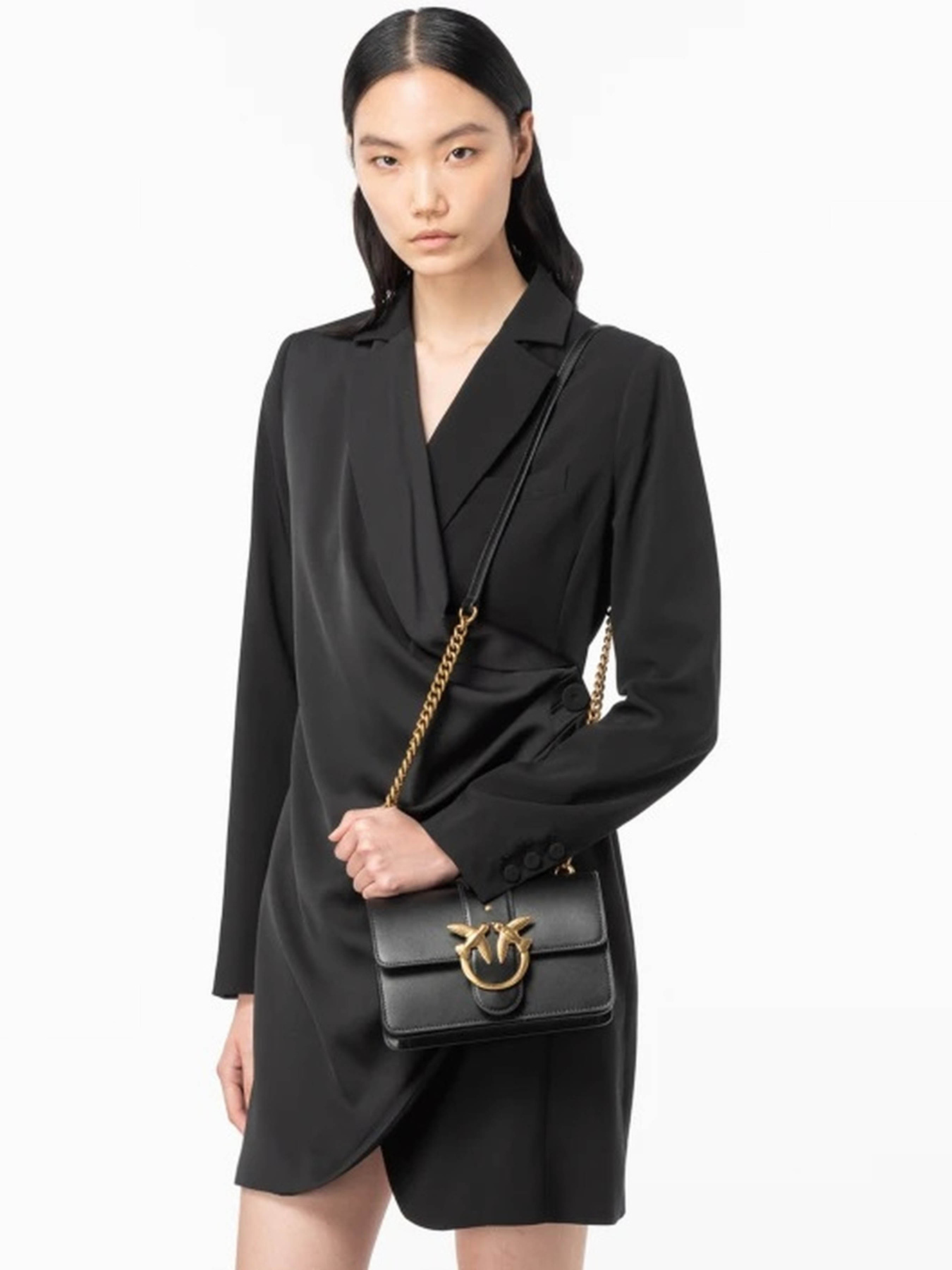 Кросс-боди PINKO Love One Mini Cl Vit.seta модель 100059-A0F1 Z99Q Фото