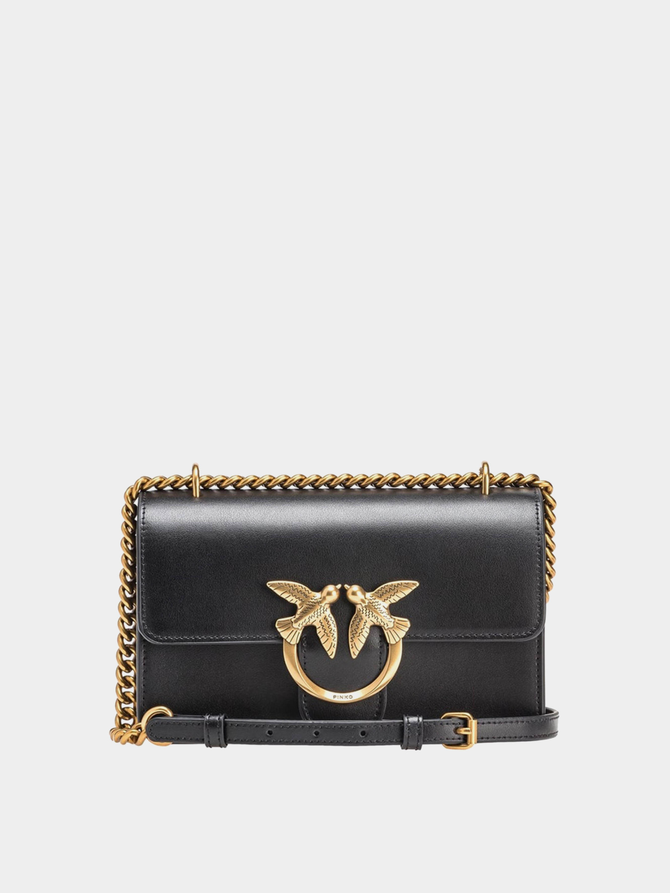 Крос-боді PINKO Love One Mini Dc Vitello Seta модель 100074-A0F1 Z99Q Фото