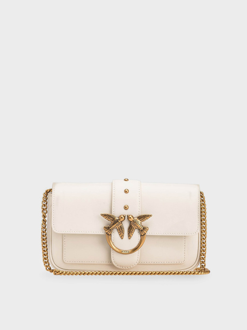 Кросс-боди PINKO Love One Pocket C Vitello Seta модель 100061-A0F1 Z14Q Фото