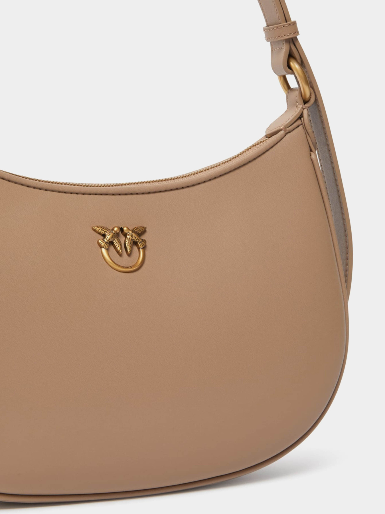 Хобо PINKO Half Moon Mini Fl Vitello Seta модель 102790-A0F1 D01Q Фото